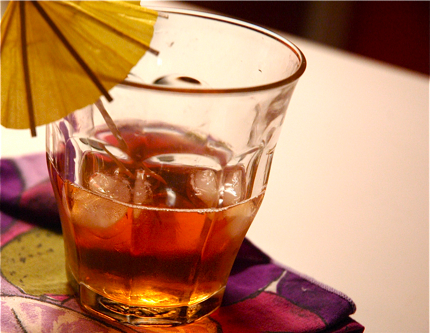  Fashion Drink on Old Fashioned Cocktail Umbrella